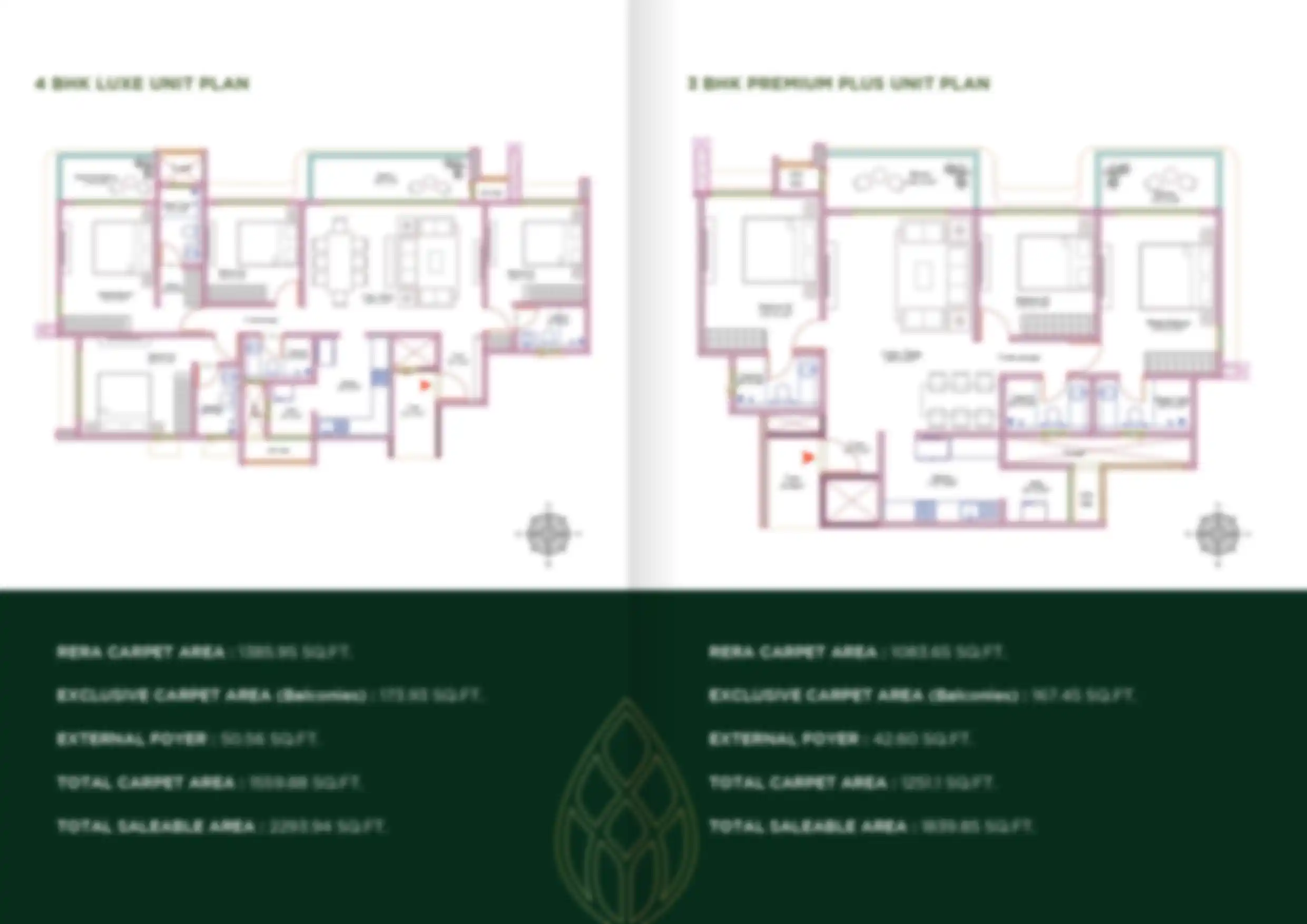 Arvind Sylva 3 BHK Classic Floor Plan 1,565 Sq. Ft.